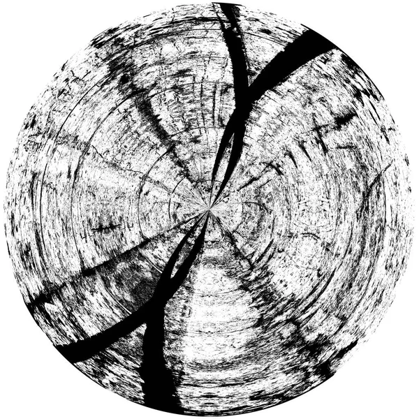 Élément Superposition Grunge Rond Noir Blanc Modèle Cercle Logo Insigne — Photo