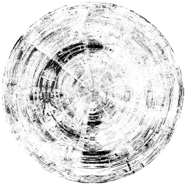 Élément Superposition Grunge Rond Noir Blanc Modèle Cercle Logo Insigne — Photo