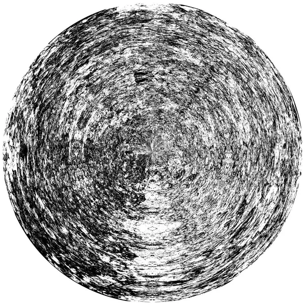 Élément Superposition Grunge Rond Noir Blanc Modèle Cercle Logo Insigne — Photo