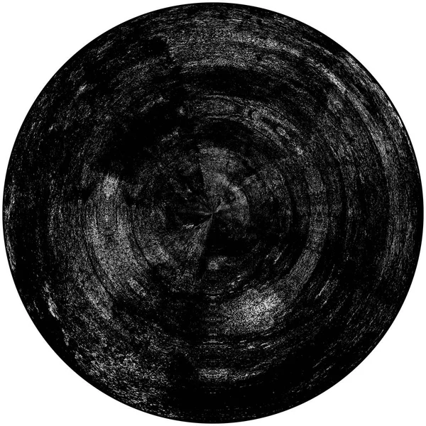 Élément Superposition Grunge Rond Noir Blanc Modèle Cercle Logo Insigne — Photo