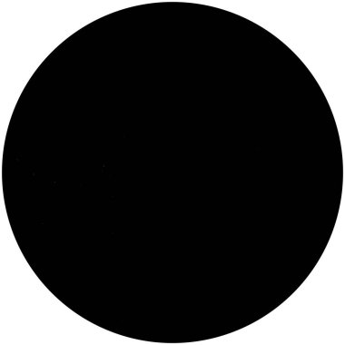 Siyah-Beyaz Grunge Üst üste bindirme elementi. Daire şekli, logo, rozet, etiket, simge. Soyut Tehlike Doku Arkaplanı. Kirli Vintage Monochrome Vektör İllüstrasyon Arkaplanı. Fırça Vuruşları Şablonu