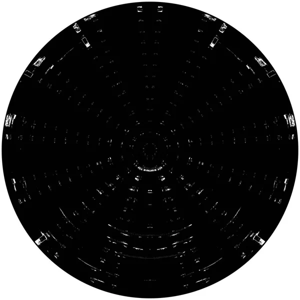 공주를 물리치다 아이콘 메시지를 해독하고 있습니다 더러운 빈티지 모노크롬 Vector — 스톡 사진