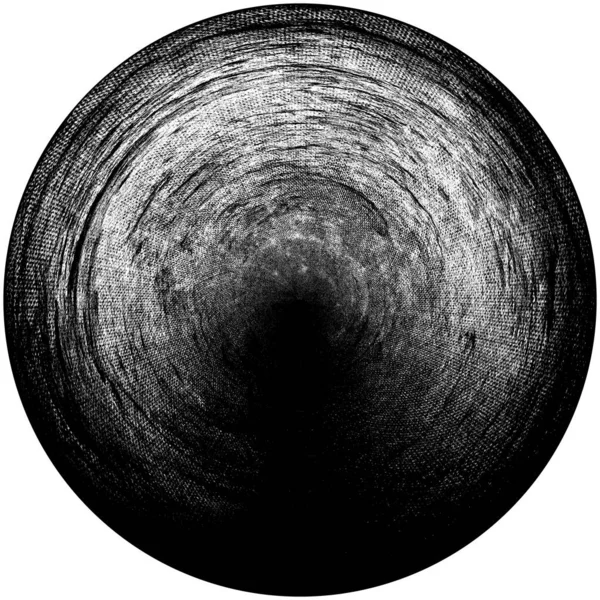 Élément Superposition Grunge Rond Noir Blanc Modèle Cercle Logo Insigne — Photo