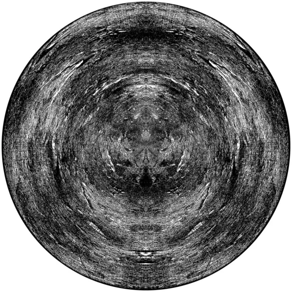 Élément Superposition Grunge Rond Noir Blanc Modèle Cercle Logo Insigne — Photo