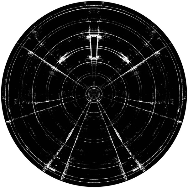 공주를 물리치다 아이콘 메시지를 해독하고 있습니다 더러운 빈티지 모노크롬 Vector — 스톡 사진