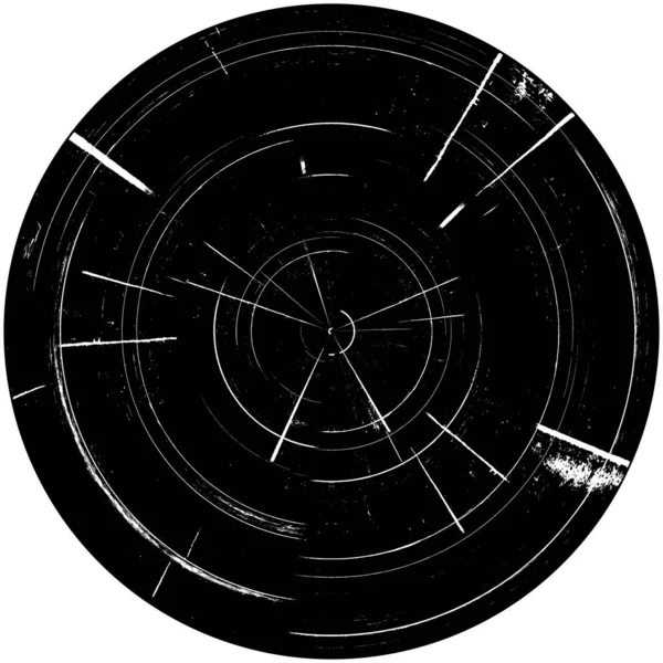 Круглий Чорний Текстурований Фон — стокове фото