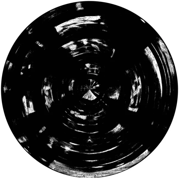 Круглый Черный Текстурированный Фон — стоковое фото
