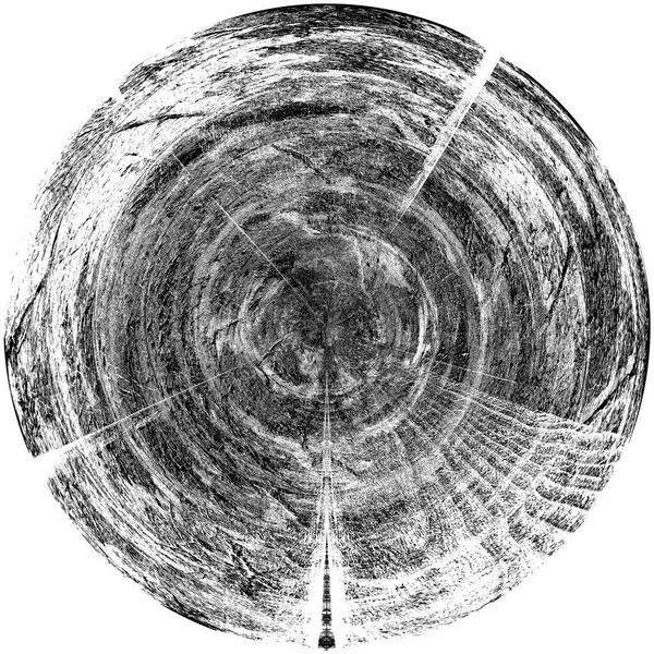Круглый Черный Текстурированный Фон — стоковое фото
