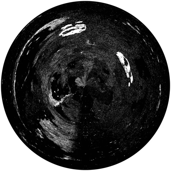 Okrągłe Czarne Teksturowane Tło — Zdjęcie stockowe