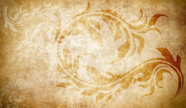 Eski grunge kağıt arka plan desenleri ile.