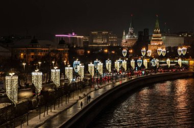 Kremlin, gece 