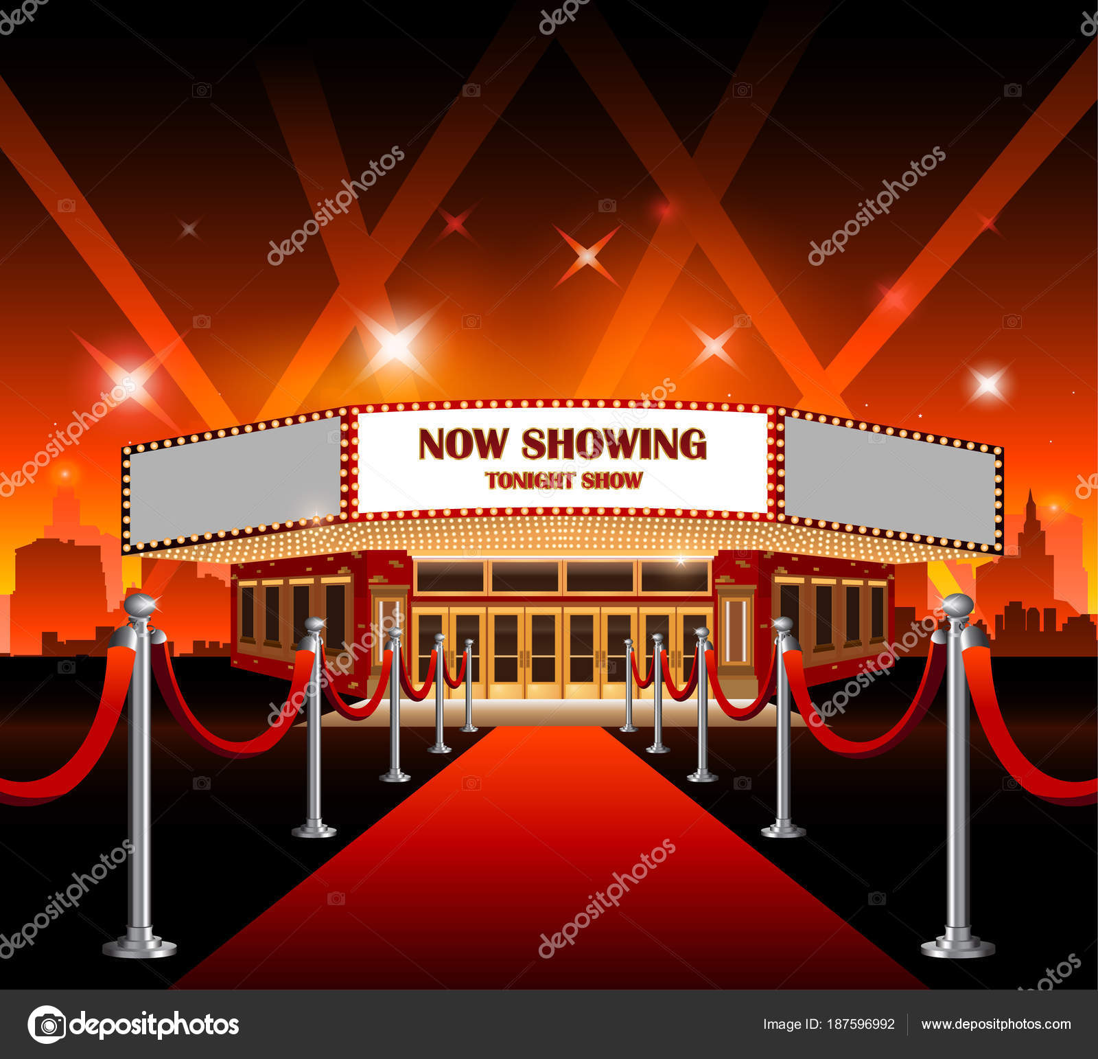 Hollywood pelĂcula alfombra roja cine — Archivo Imágenes ...