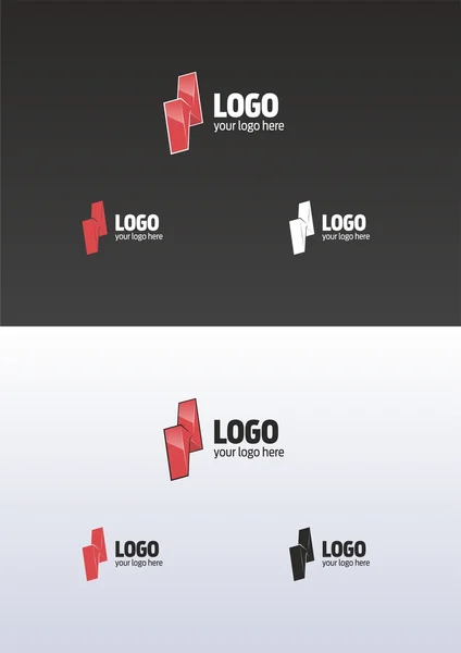 Icono del logotipo Electro. Plantilla — Archivo Imágenes Vectoriales