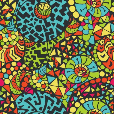 Dikişsiz soyut çizilmiş desen. Duvar kağıdı, desen dolgularını, web sayfası arka planı, yüzey dokuları için seamless modeli-ebilmek var olmak kullanılmış.