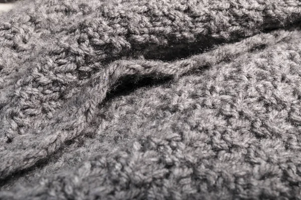 Stickad Ulltyg, textil bakgrund. — Stockfoto