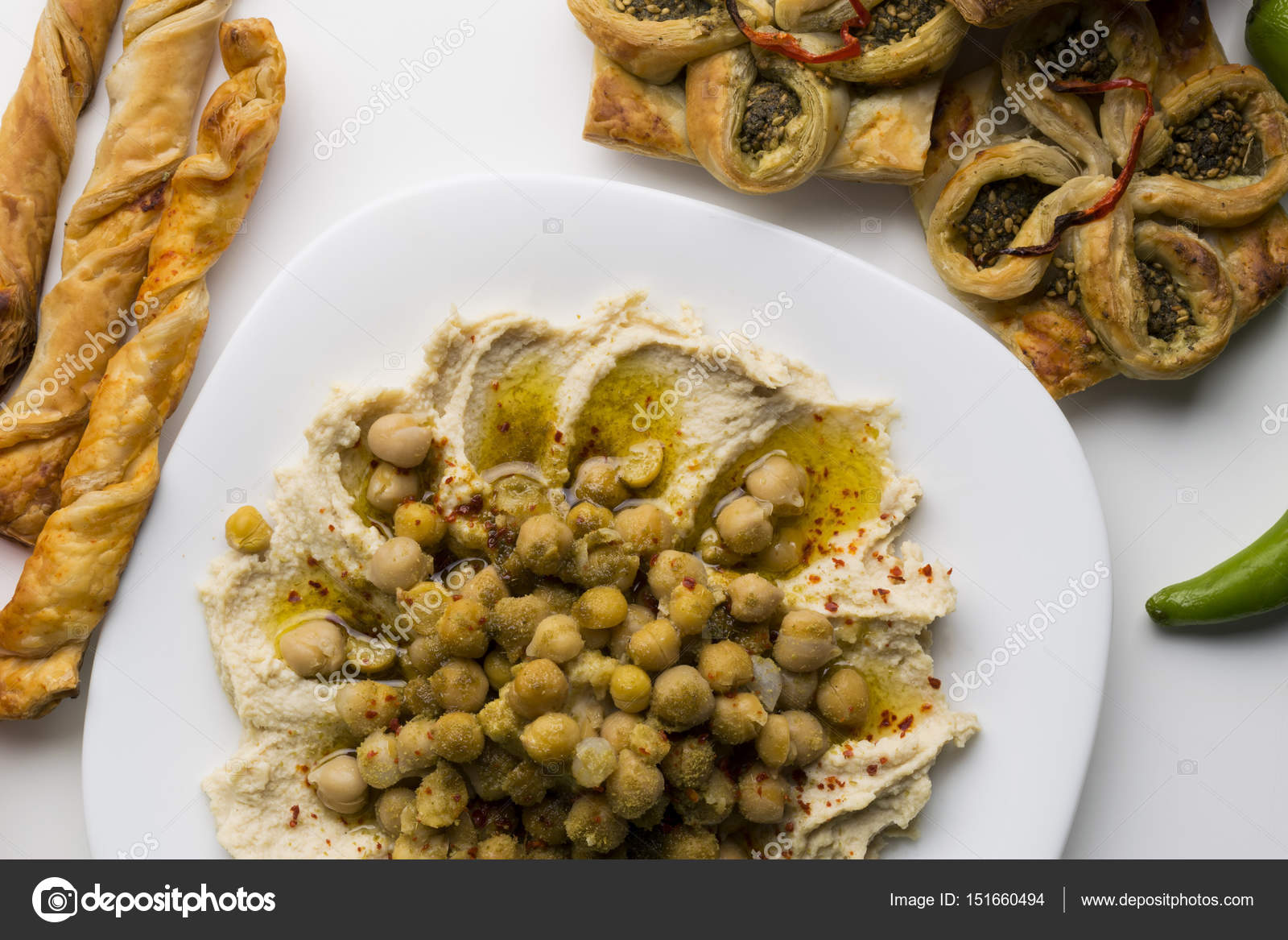 Hummus oder Hummus traditionelle syrische Küche Platte meist zum ... Hummus oder Hummus traditionelle syrische Küche Platte meist zum ...