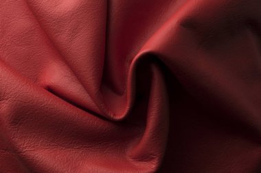 Özgün gerçek kırmızı deri arka plan.