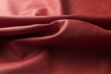 Özgün gerçek kırmızı deri arka plan.