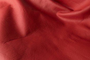 Özgün gerçek kırmızı deri arka plan.