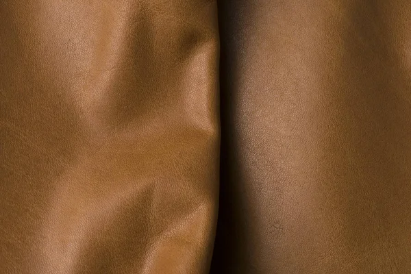 Slitna äkta naturligt mörkbrunt läder textur bakgrund, gamla vintage äkta läder. — Stockfoto