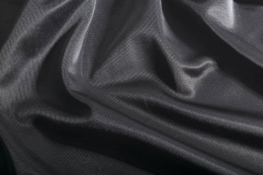 Şık zarif ışık gri kumaş, gri Tekstil arka plan.