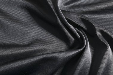 Şık zarif ışık gri kumaş, gri Tekstil arka plan.