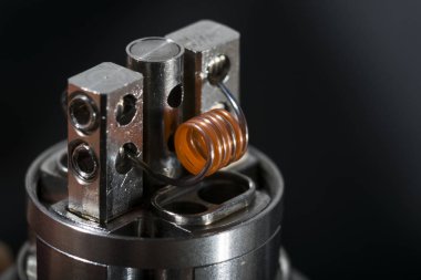 Vaping elektronik sigara, e çiğ, ecigarette örneğin yabancı Clapton bobinler.