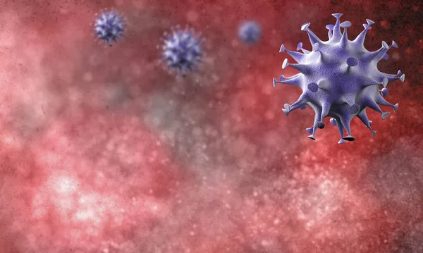 Épidémie Cellules Coronavirus Une Épidémie Coronavirus 2019 2020 Covid Causée — Photo