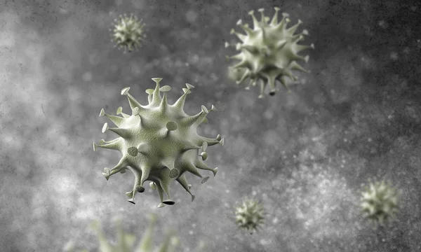 Épidémie Cellules Coronavirus Une Épidémie Coronavirus 2019 2020 Covid Causée — Photo