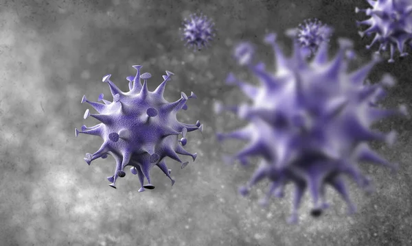 Brote Células Coronavirus Una Epidemia Enfermedad Coronavirus 2019 2020 Covid — Foto de Stock