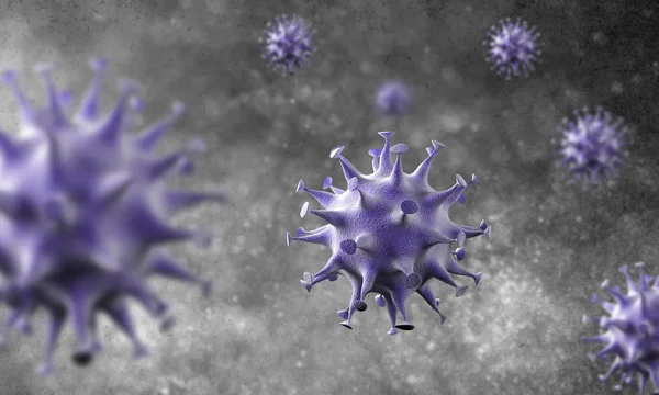 Coronavirus Hücreleri Salgını 2019 2020 Coronavirüs Hastalığı Salgını Covid Sars — Stok fotoğraf