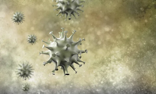 コロナウイルス感染症2019 2020年のコロナウイルス病の流行 Covid 19は Sars Cov 2ウイルスによって引き起こされる 3Dレンダリング — ストック写真