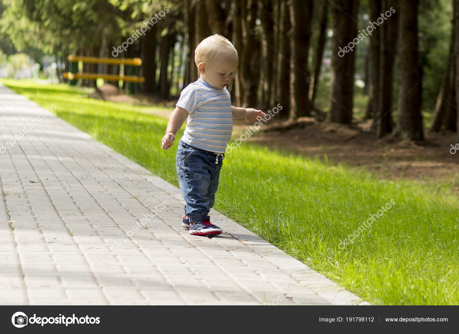 baby boy walking