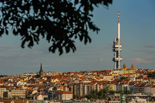 Prague Czech Republic May 2019 Scenic View Cityscape Zizkov Television — Zdjęcie stockowe