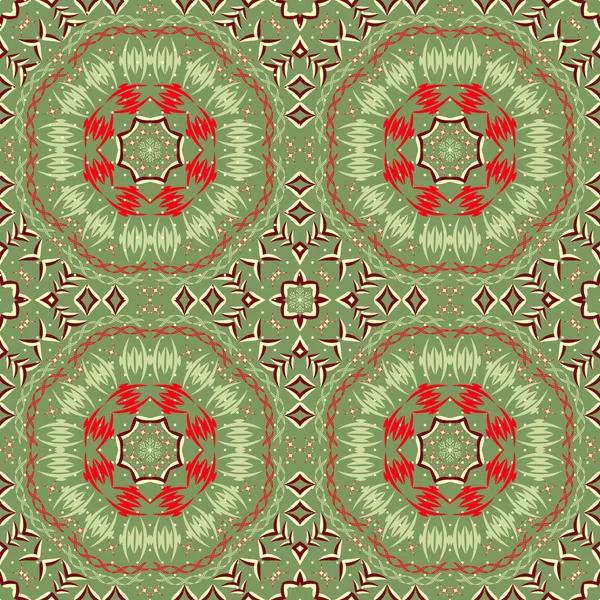 Seamless abstract vector Christmas pattern — Stock Vector