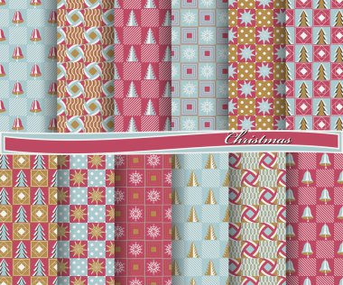 Noel soyut vektör kağıt Dekoratif şekiller ve karalama defteri için tasarım öğeleri kümesi