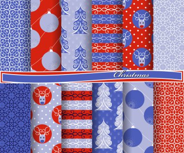 Noel soyut vektör kağıt Dekoratif şekiller ve karalama defteri için tasarım öğeleri kümesi