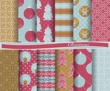 Noel soyut vektör kağıt Dekoratif şekiller ve karalama defteri için tasarım öğeleri kümesi
