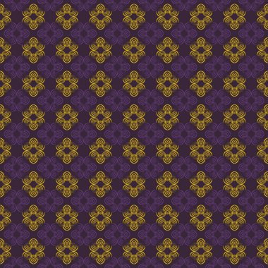 Sorunsuz vektör çizim arka plan soyut çiçek