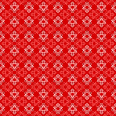 Sorunsuz vektör çizim arka plan soyut çiçek