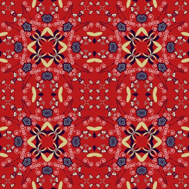 Sorunsuz vektör çizim arka plan. Soyut şekiller desen 