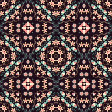 Sorunsuz soyut vektör desen Sevgililer günü