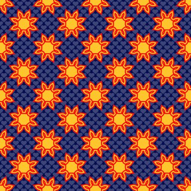 Sorunsuz vektör çizim arka plan Sevgililer günü. Dekoratif çiçek, kalp