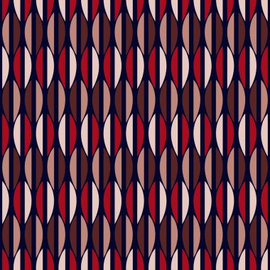 soyut renkli semicircles sorunsuz vektör çizim arka planı