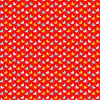 sorunsuz vektör çizim çiçek arka plan