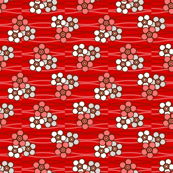 Illustration vectorielle transparente fond floral abstrait — Image vectorielle