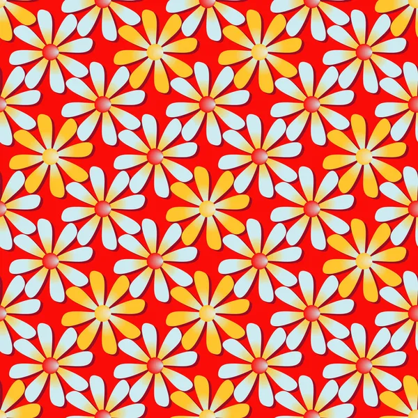 Абстрактная векторная цветочная иллюстрация — стоковый вектор
