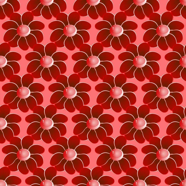 Vector abstracto fondo floral ilustración — Vector de stock