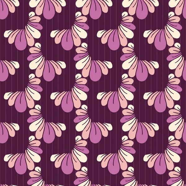 Fundo floral vetor sem costura de pétalas abstratas —  Vetores de Stock