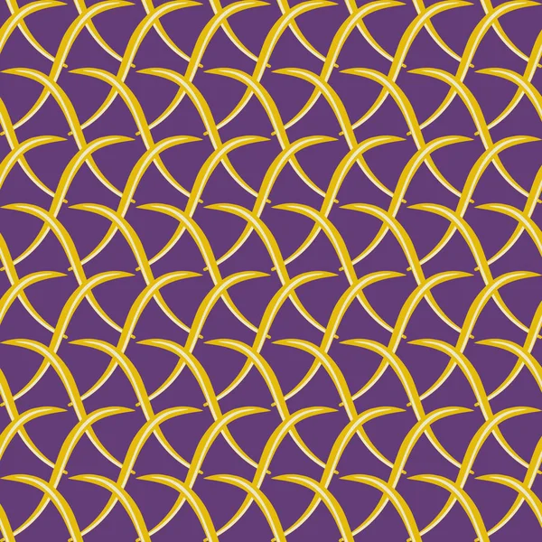 Illustration vectorielle abstraite sans couture de lignes ondulées se croisant — Image vectorielle